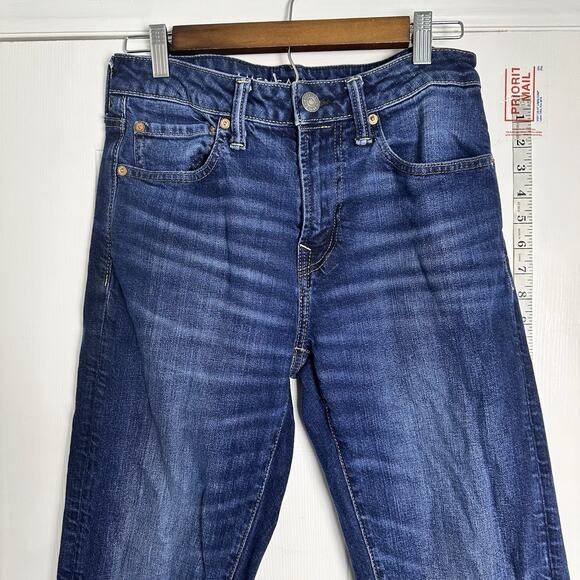 American Eagle Original Straight Flex Blue Jeans 28 32 - Picture 4 of 10